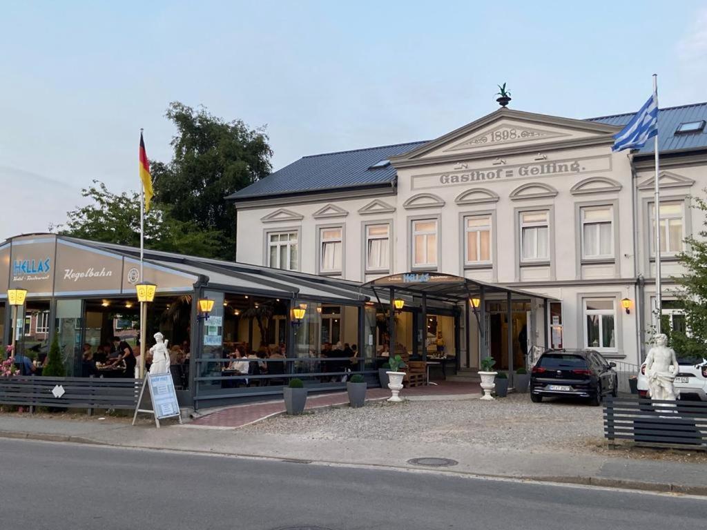 Hotel Restaurant Hellas Gelting Exterior foto