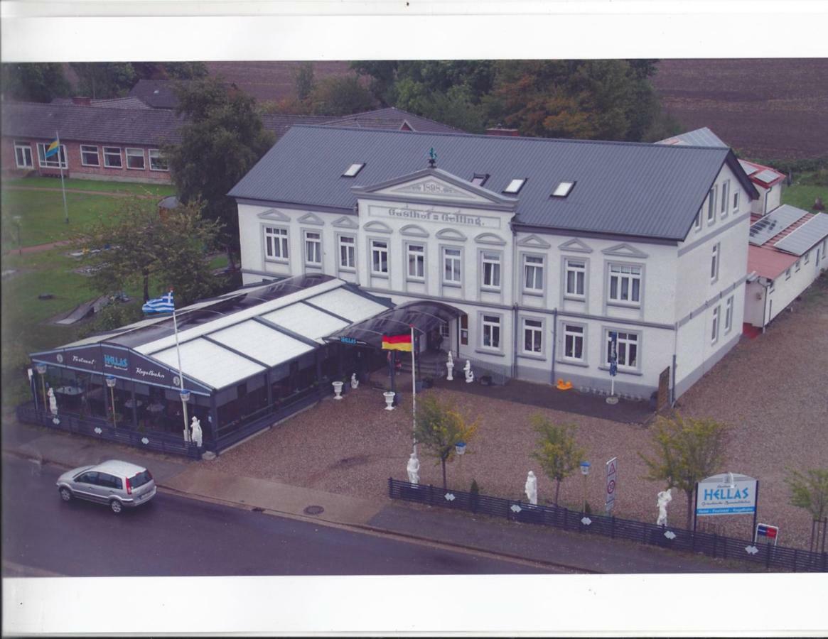 Hotel Restaurant Hellas Gelting Exterior foto